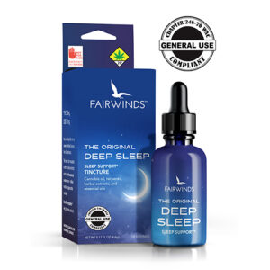 Fairwinds, wellness, THC, CBD, tincture, health, medicinal, cbd tincture, oil, extract, PM formula, health and wellness, sleep support, sleep