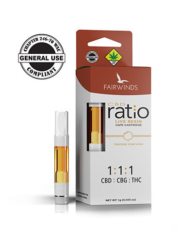 Fairwinds CBD Ratio 1:1:1 Vape, Vape, Vape Cart, Vape Cartridge, CBD Vape, CBD pen, CBD vape pen, cbg vs cbd, cbn vs cbd, cbg, cbd vapes