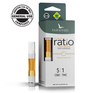 Fairwinds CBD Ratio 5:1 Vape, Vape, Vape Cart, Vape Cartridge, CBD Vape, CBD pen, CBD vape pen, cbg vs cbd, cbn vs cbd, cbg, cbd vapes