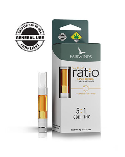 Fairwinds CBD Ratio 5:1 Vape, Vape, Vape Cart, Vape Cartridge, CBD Vape, CBD pen, CBD vape pen, cbg vs cbd, cbn vs cbd, cbg, cbd vapes